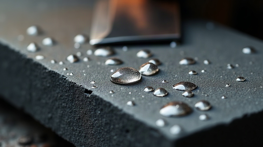 Diamond sharpening stone in use